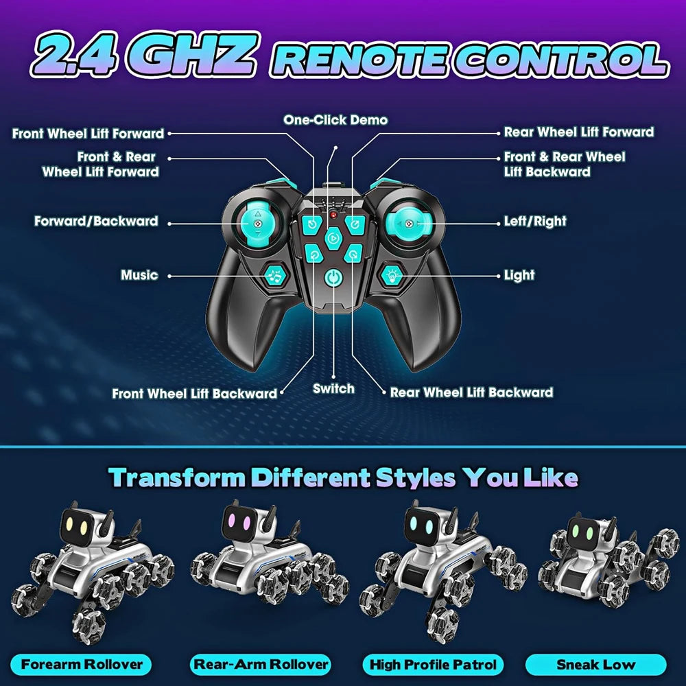 Smart Stunt Robot Dog Wheel